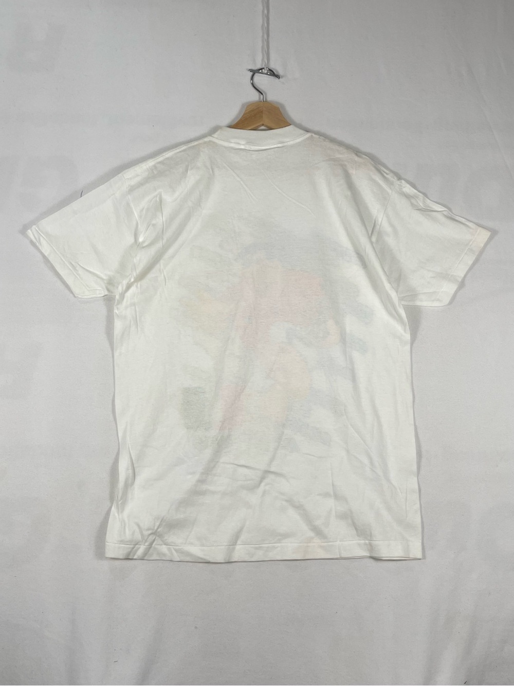 Vintage Fred Flintstone Miami Hurricanes College Football USA Made T shirt Sz L - Picture 2 of 13
